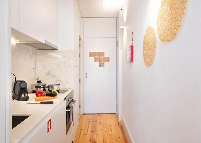 Appartement *lighty Santa Catarina Studio* Balcony/dishwasher *