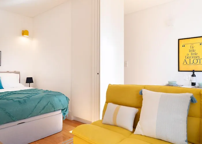 Appartement *lighty Santa Catarina Studio* Balcony/dishwasher *